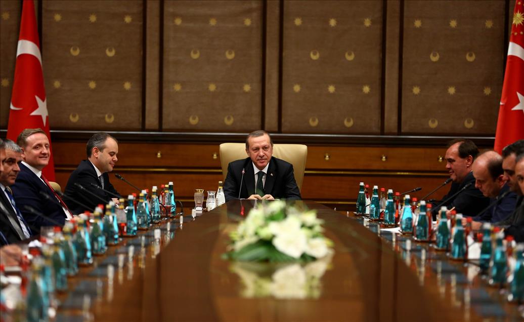 Cumhurbaşkanı Erdoğan'ın kabulü