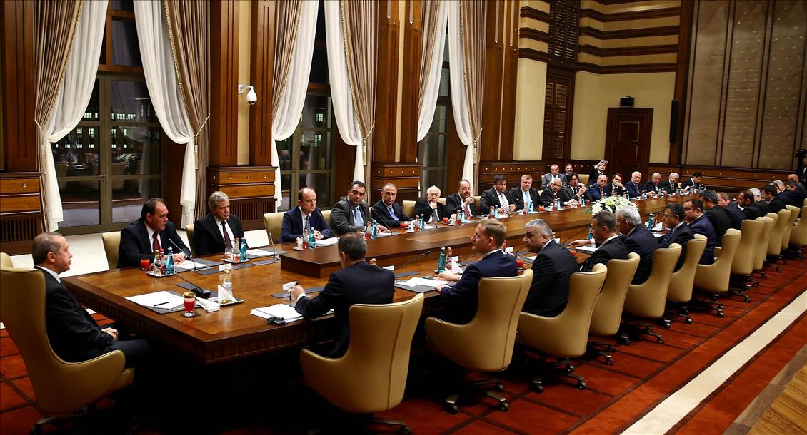 Cumhurbaşkanı Erdoğan'ın kabulü
