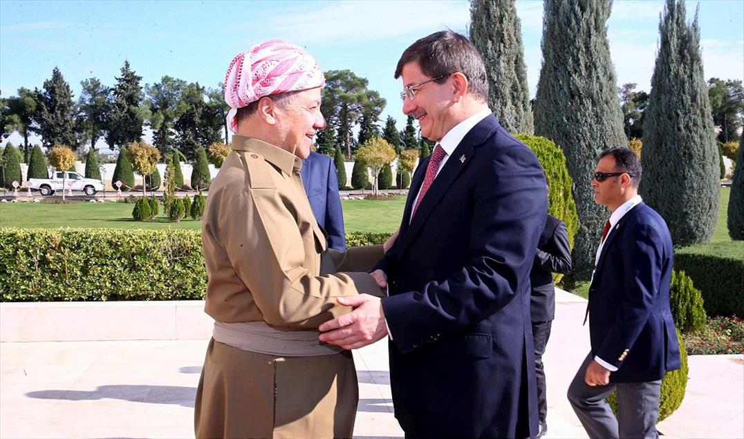 Başbakan Davutoğlu Erbil'de