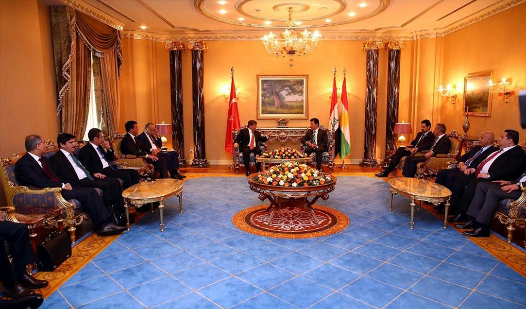 Başbakan Davutoğlu Erbil'de
