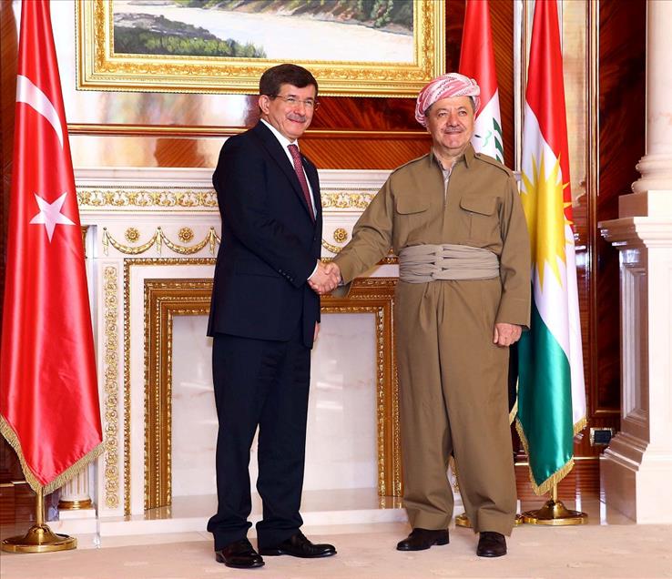 Başbakan Davutoğlu Erbil'de