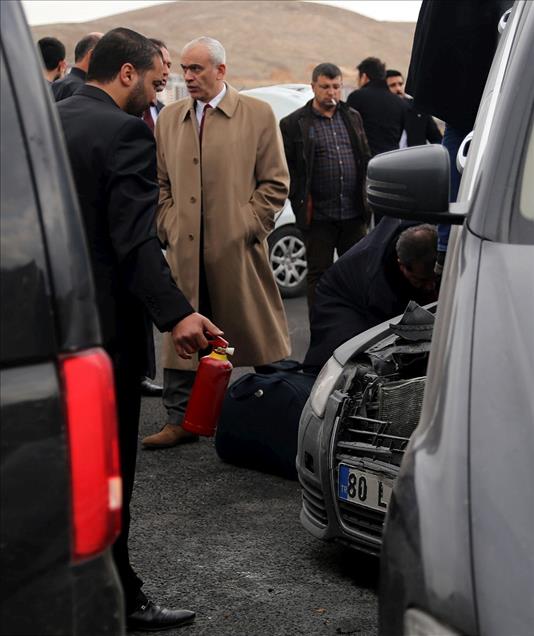 MHP Genel Başkanı Bahçeli'nin konvoyunda kaza