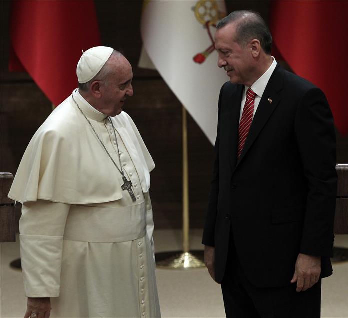 Papa Franciscus - Cumhurbaşkanı Erdoğan