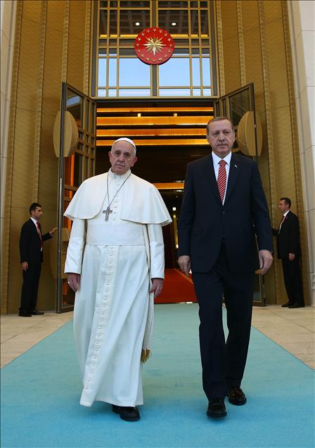 Papa Franciscus - Cumhurbaşkanı Erdoğan