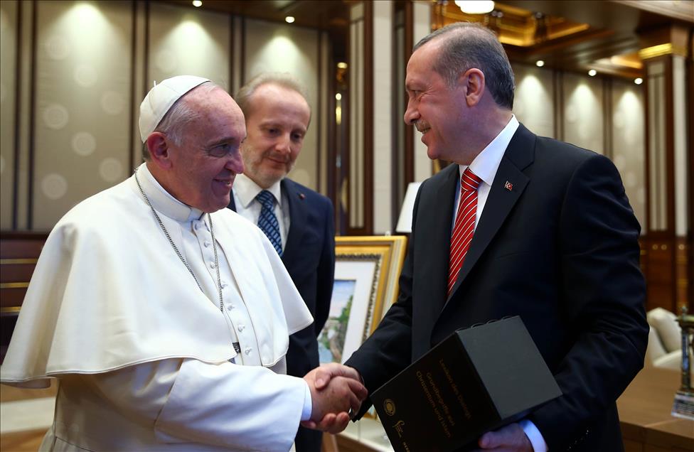 Papa Franciscus-Cumhurbaşkanı Erdoğan