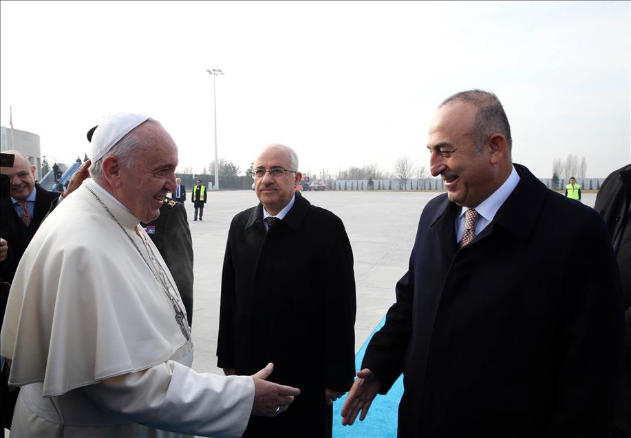 Papa Franciscus Ankara'dan ayrıldı