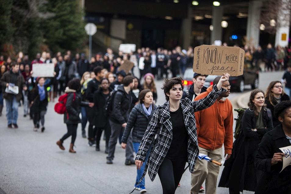 Washington'da Ferguson protestosu