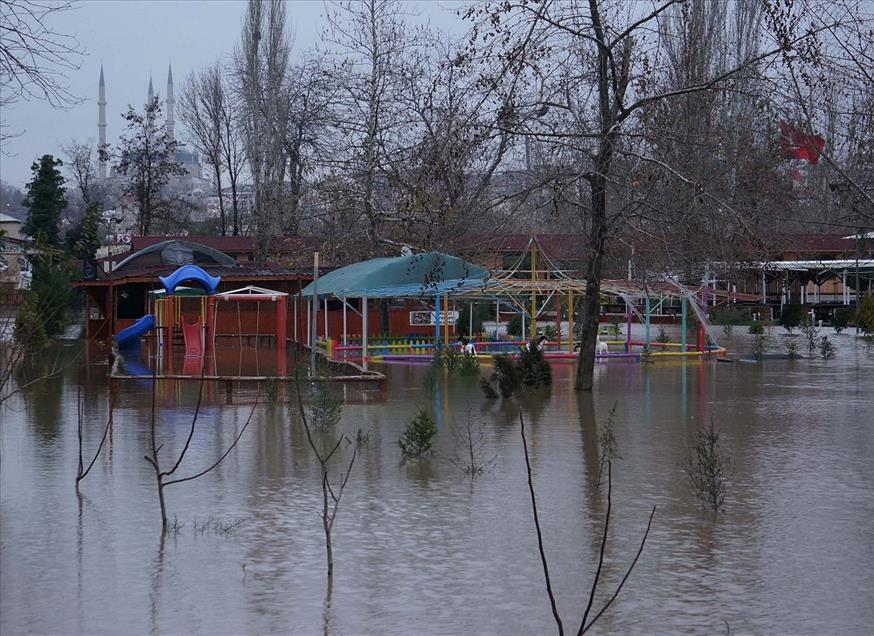 Meriç Nehri taştı