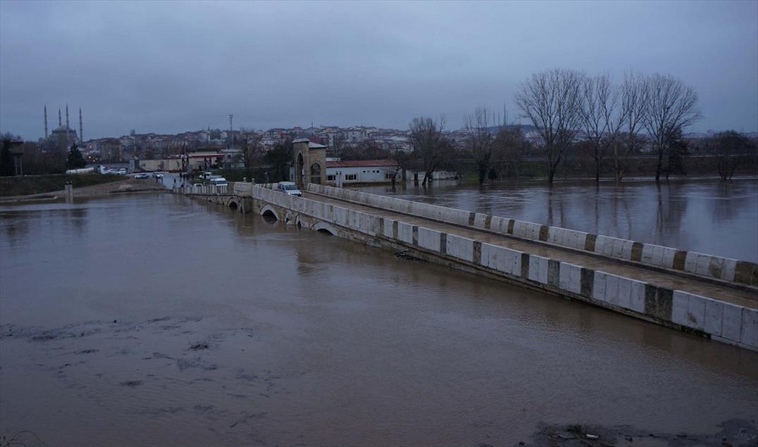 Tunca Nehri'nin taşması