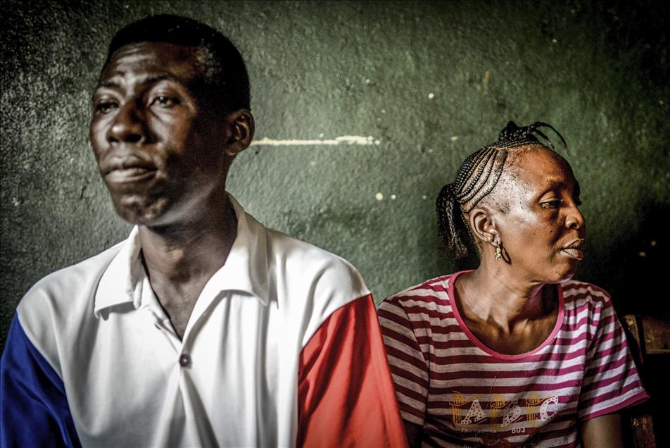 Woman survive the ebola virus disease in Sierra Leone