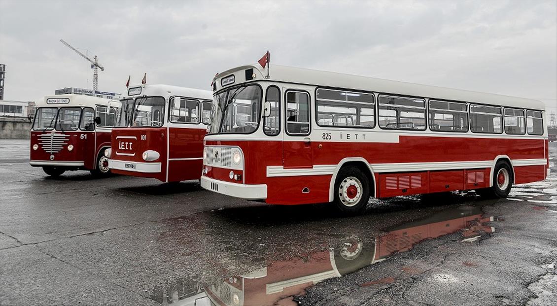 İETT'nin nostaljik araçları yeni yılda yollarda