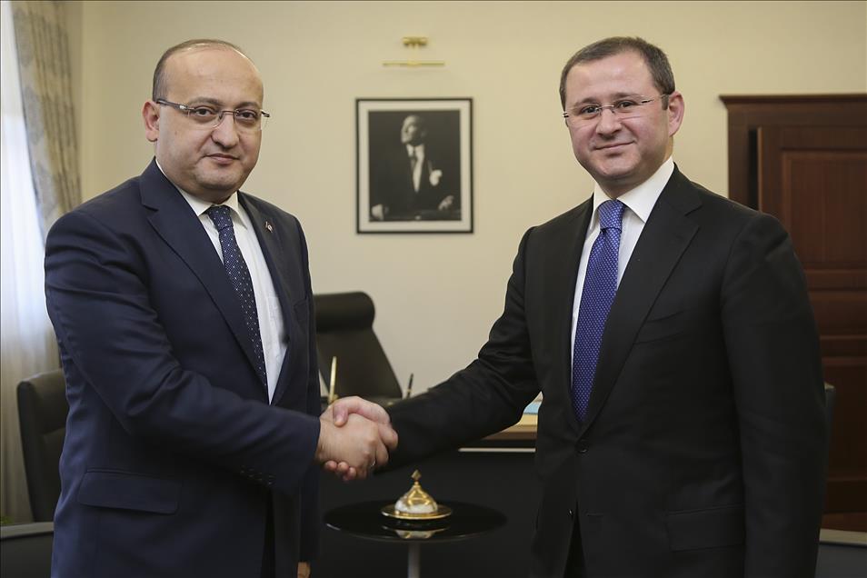 Başbakan Yardımcısı Akdoğan'ın kabulü