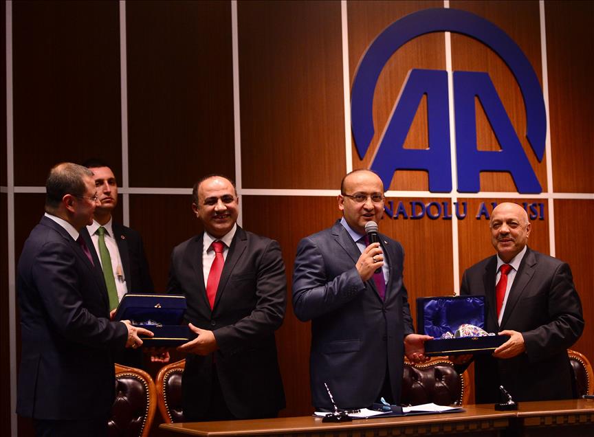 Anadolu Ajansı'nda toplu iş sözleşmesi imza töreni