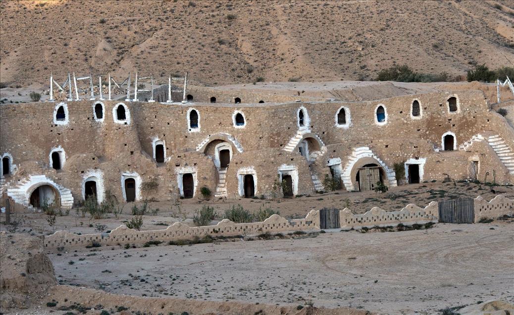 Rustic Troglodyte Houses in Tunisia's Matmata