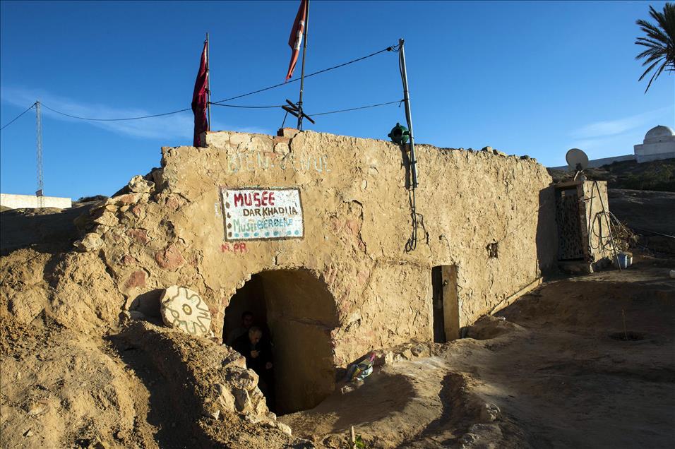 Rustic Troglodyte Houses in Tunisia's Matmata