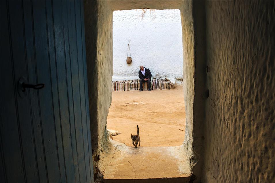 Rustic Troglodyte Houses in Tunisia's Matmata