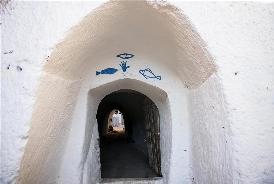 Rustic Troglodyte Houses in Tunisia's Matmata