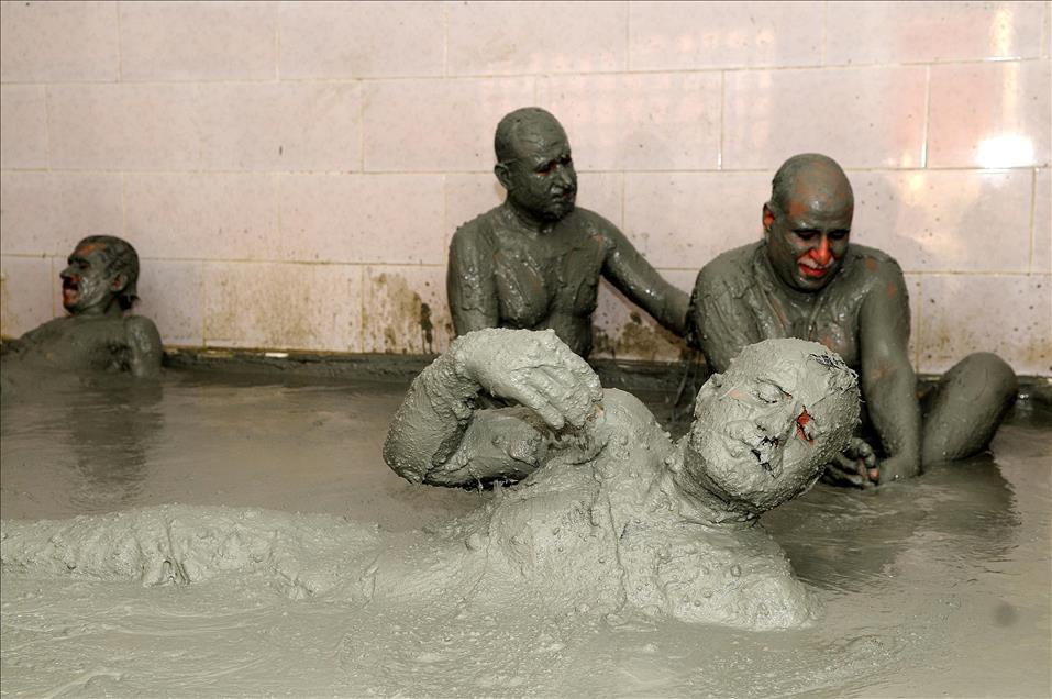 Mud Bath Treatment in Turkey's Bingol Province