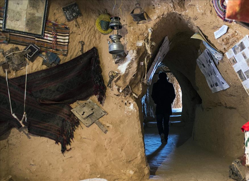 Rustic Troglodyte Houses in Tunisia's Matmata