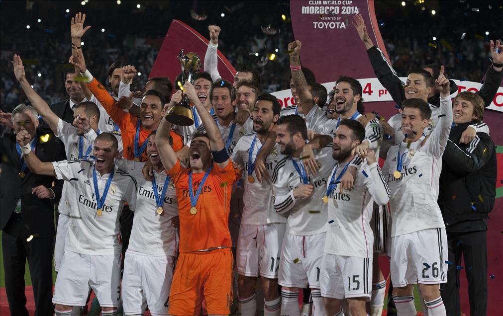 2014 FIFA Dünya Kulüpler Şampiyonasında Real Madrid Kupanın sahibi