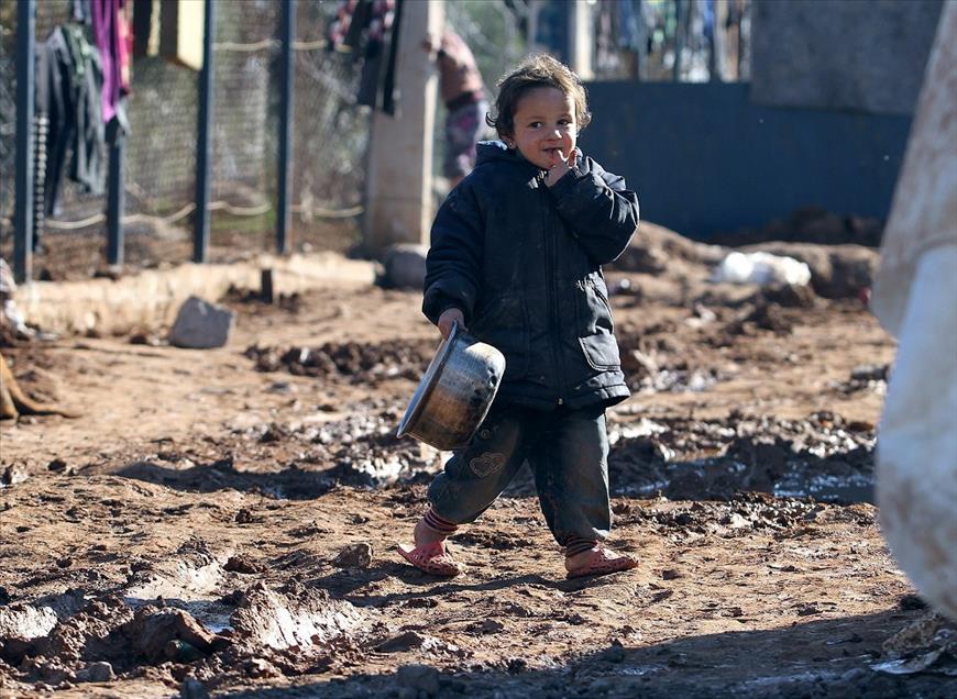 Suriye'deki çadır kentlerde "yaşam şavaşı"