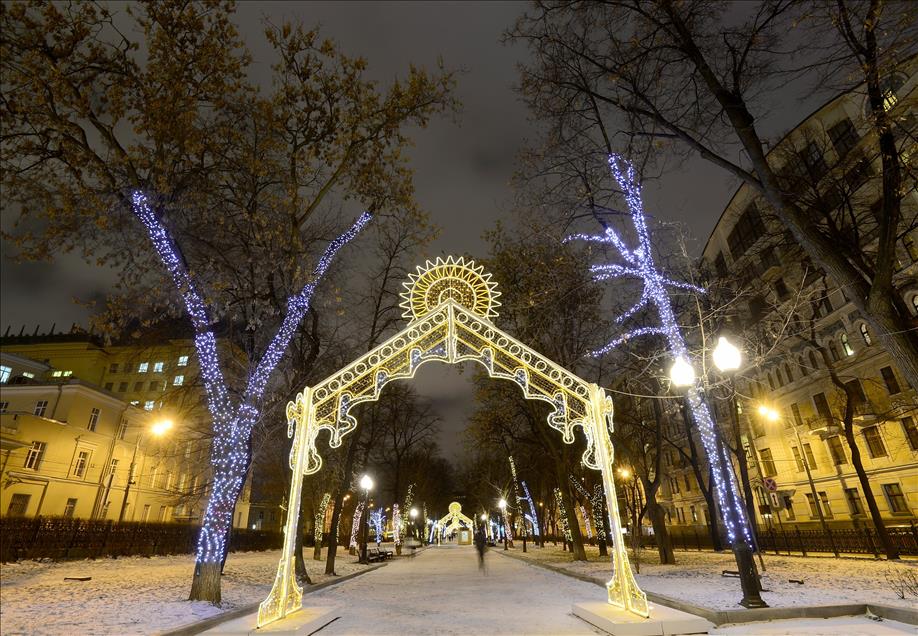 Christmas preparations in Moscow
