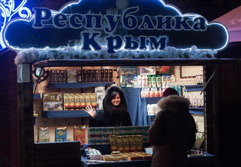 New year preparations in Saint-Petersburg