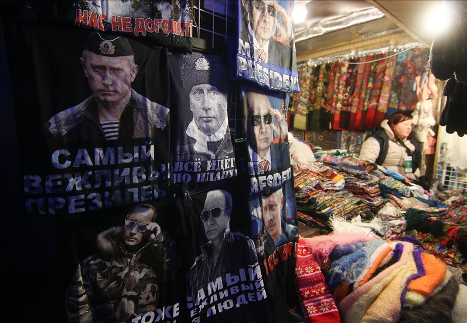 New year preparations in Saint-Petersburg