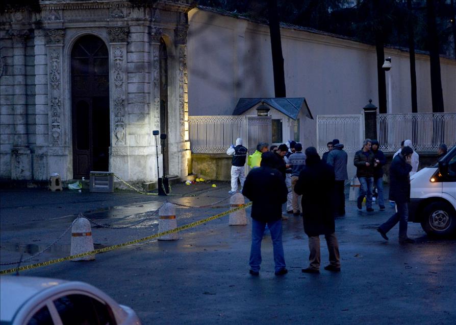 Dolmabahçe'de silahlı saldırı girişimi