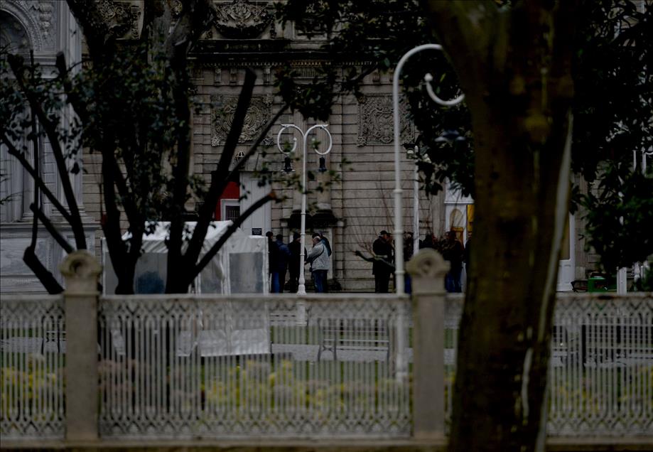 Dolmabahçe'de silahlı saldırı girişimi