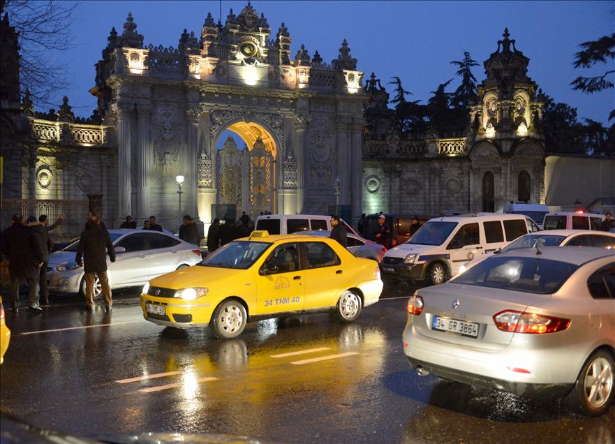 Dolmabahçe'de silahlı saldırı girişimi