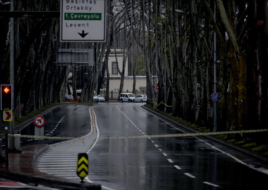 Dolmabahçe'de silahlı saldırı girişimi