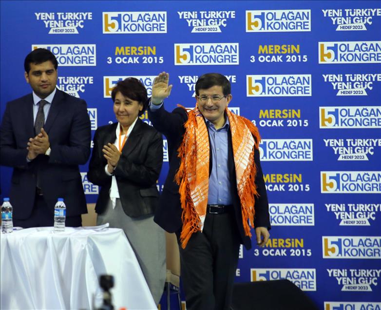 Başbakan Ahmet Davutoğlu Mersin'de