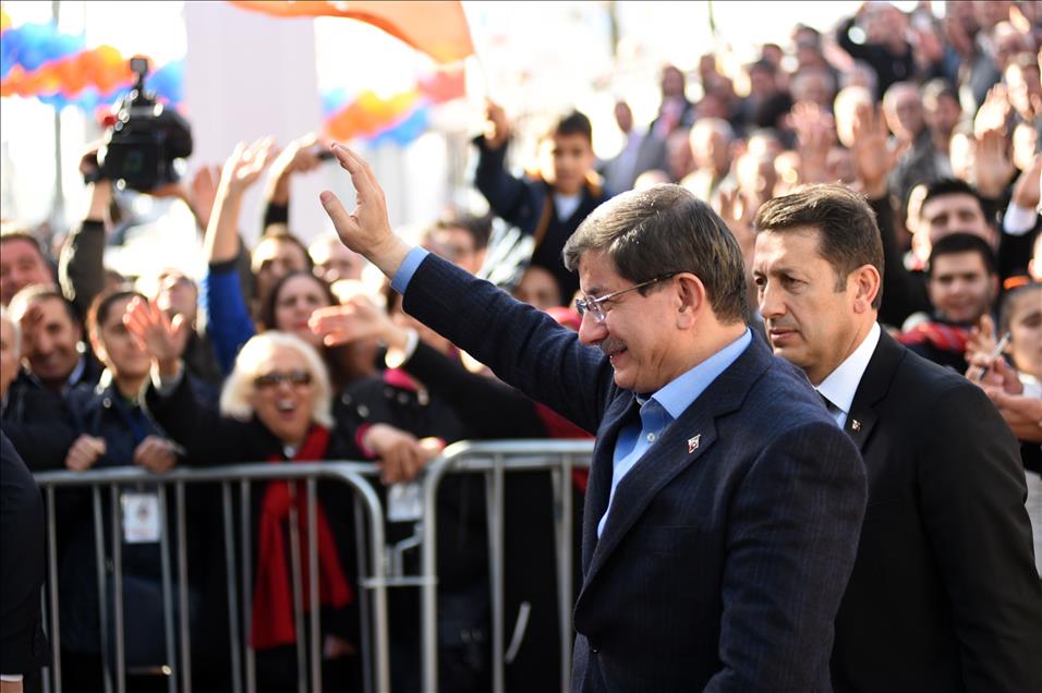 Başbakan Ahmet Davutoğlu, Mersin'de