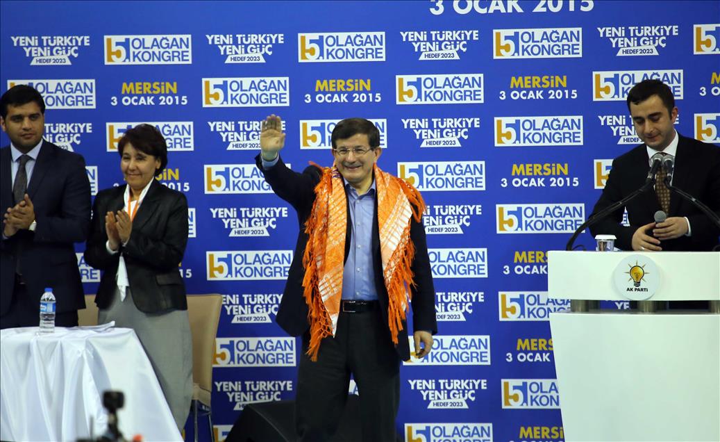 Başbakan Ahmet Davutoğlu Mersin'de