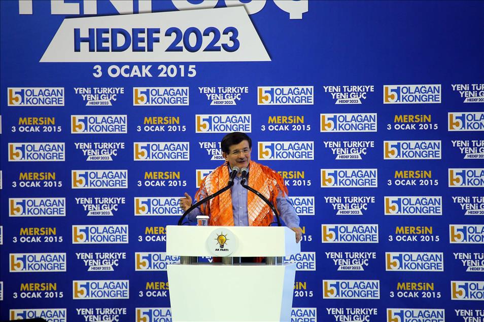 Başbakan Ahmet Davutoğlu Mersin'de