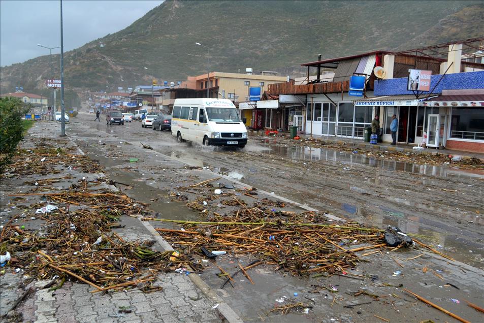 Hatay'daki şiddetli yağış