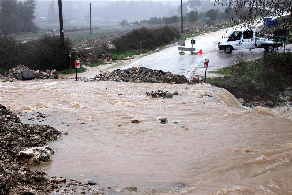 Hatay'daki şiddetli yağış