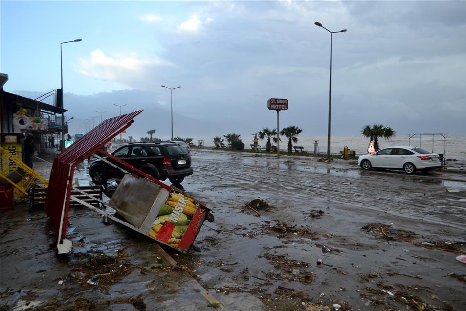 Hatay'daki şiddetli yağış