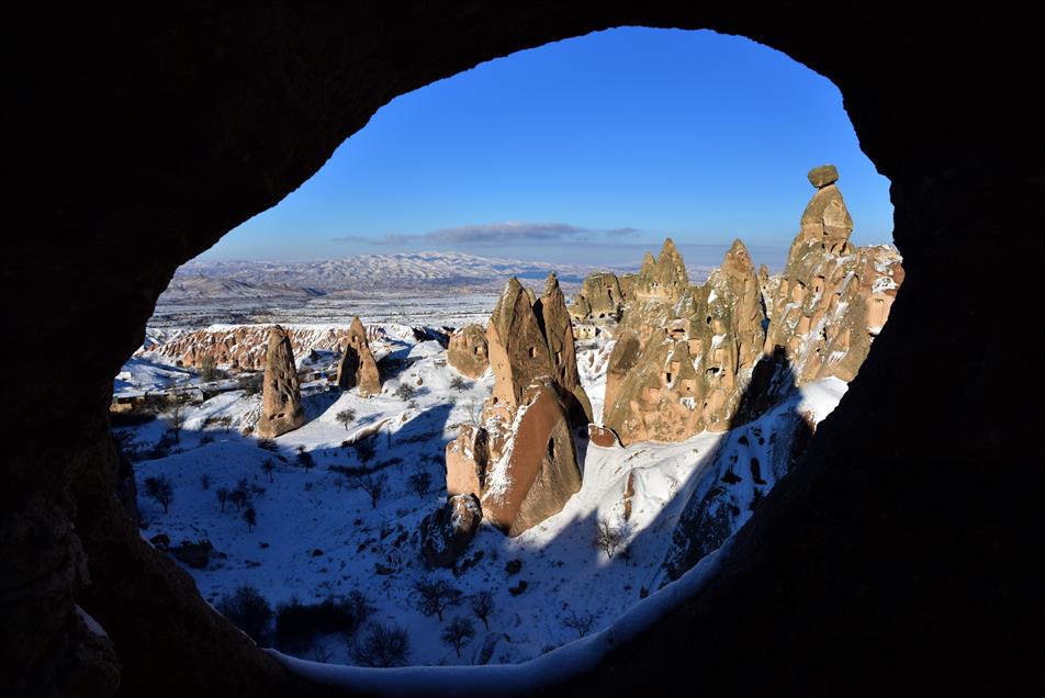 Kapadokya’nın zirvesi, kışın bir başka güzel