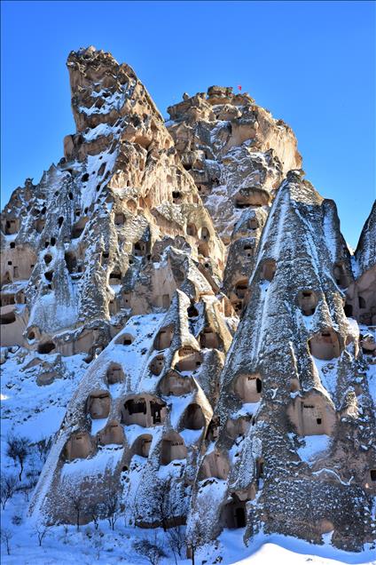 Kapadokya’nın zirvesi, kışın bir başka güzel