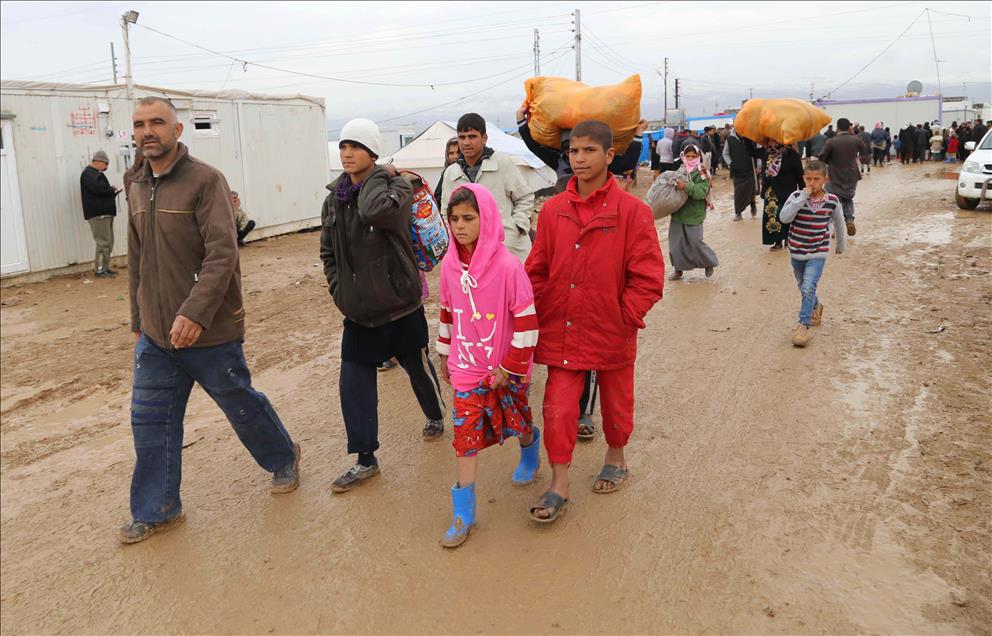 Iraqi refugees at Arbat refugee camp in Sulaymaniyah, Iraq