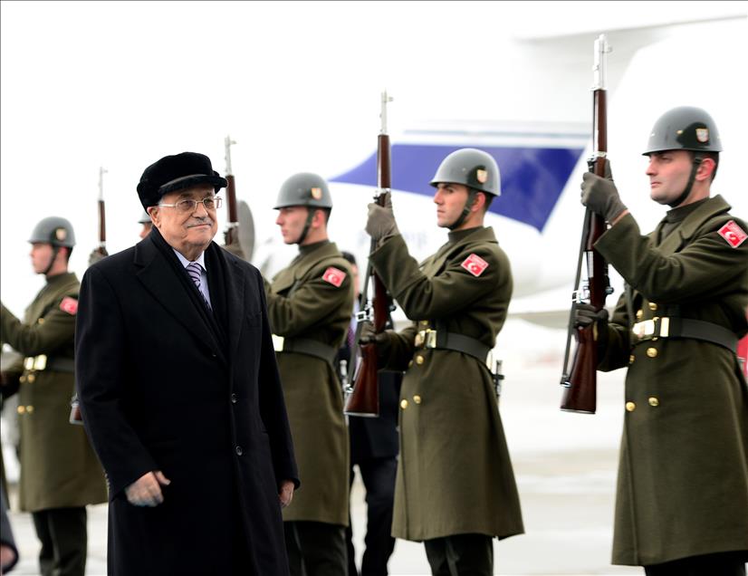 Filistin Devlet Başkanı Abbas Ankara'ya geldi