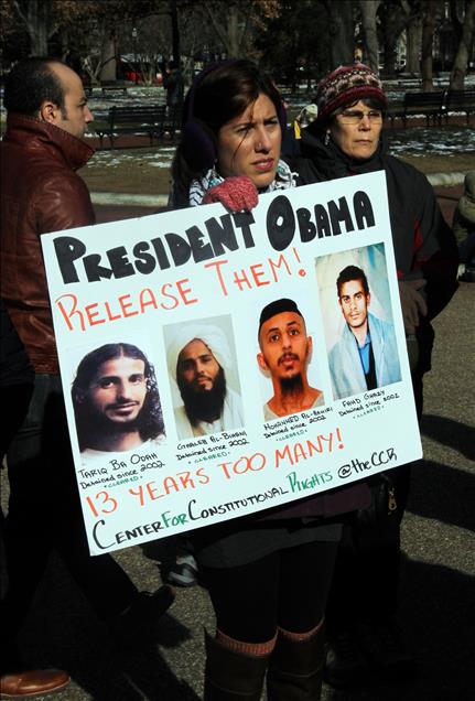 Guantanamo Bay protest in Washington