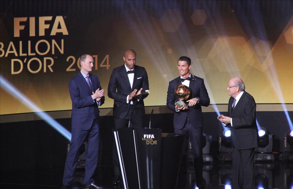 "Altın Top" ikinci kez Ronaldo'nun