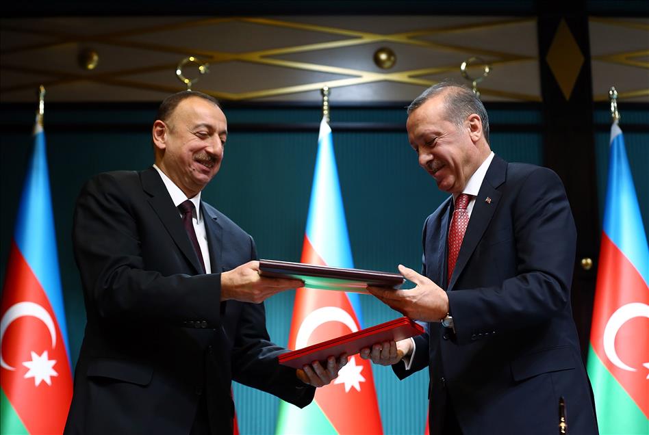 Recep Tayyip Erdogan - Ilham Aliyev - Anadolu Ajansı