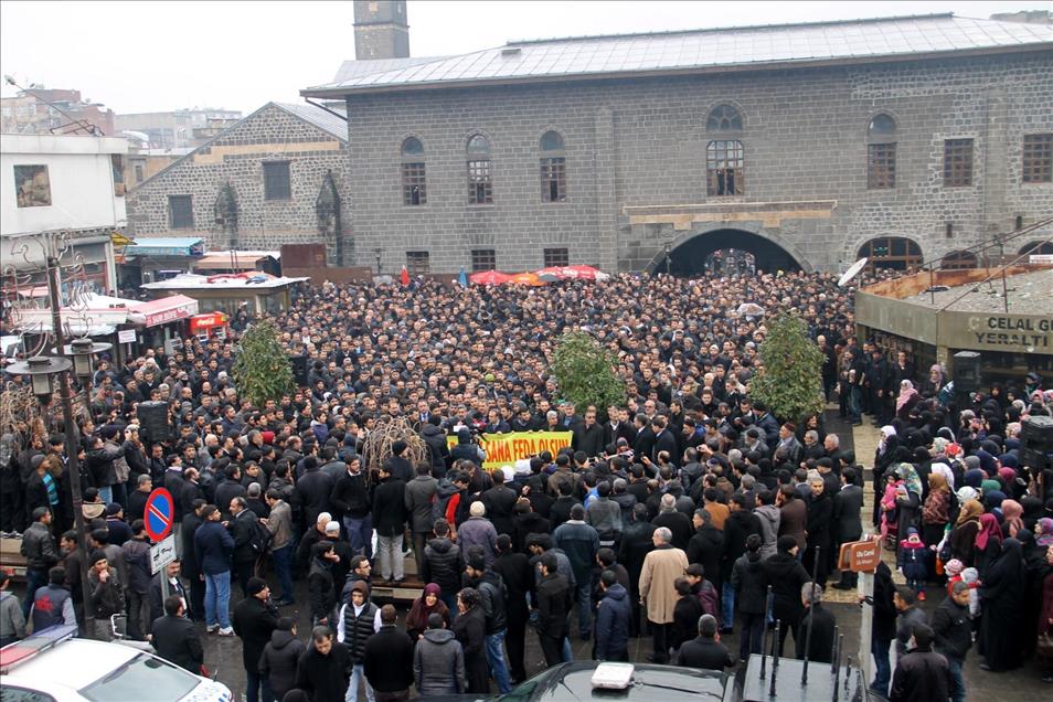 Diyarbakır'da "Charlie Hebdo" protestosu