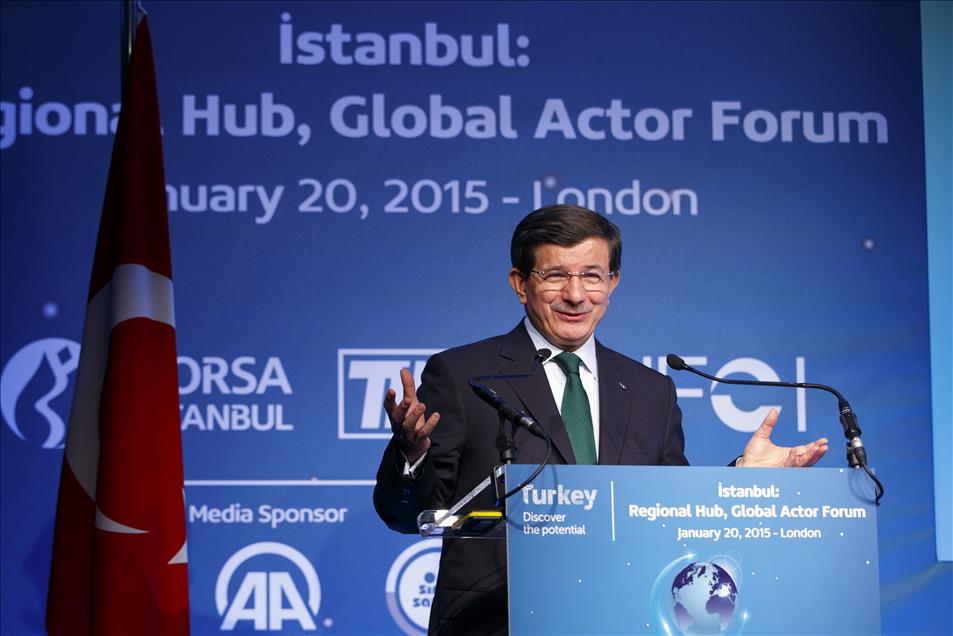 Başbakan Davutoğlu, İngiltere'de