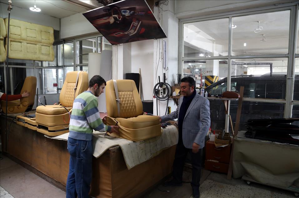 Katar'ın VIP araçlarının iç dizaynı Çorum'da yapılıyor