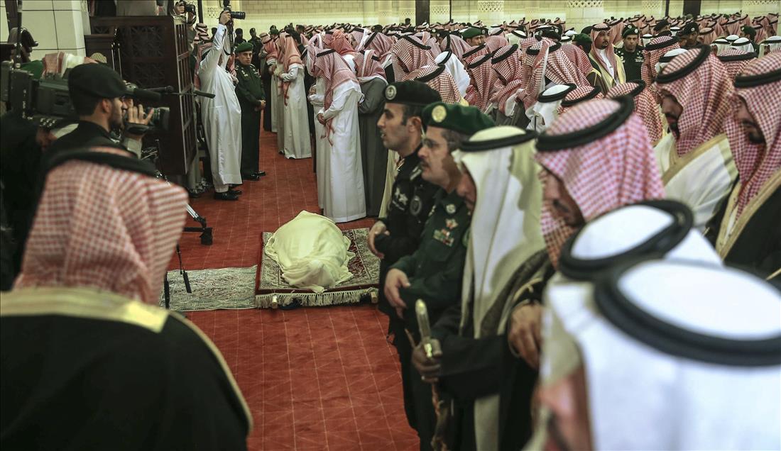 Suudi Arabistan Kralı Abdullah bin Abdulaziz'in cenazesi